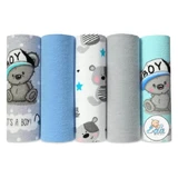 EGA KIDS Flannel diapers 70x80cm set no. 2 (7053), 5 pcs