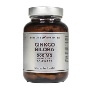 Pureline Nutrition Ginkgo Biloba ginkgo 500mg, 60 caps