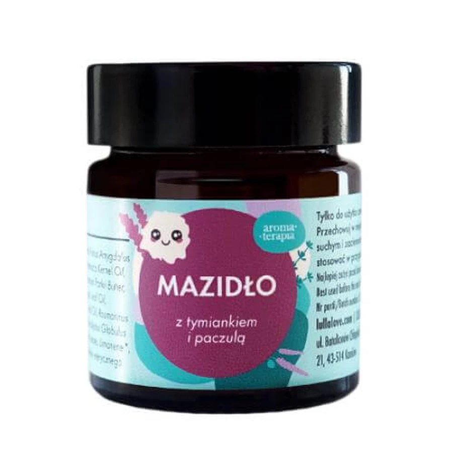 Unguento LULLALOVE con timo e patchouli, 30ml