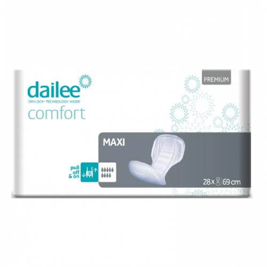DAILEE Comfort Premium Maxi solette anatomiche, 28 pezzi