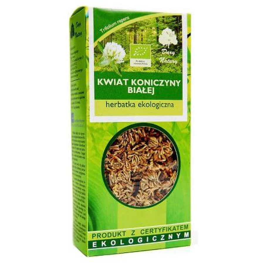 DARY NATURY witte klaver bloem EKO, 25g