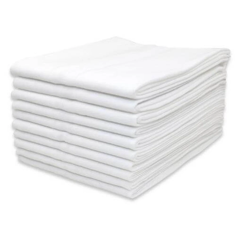 EGA KIDS 80/80cm weiße Tetan-Serviette, 10 Stück