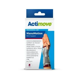 Actimove Professional Line Tutore di stabilizzazione del polso con rinforzo e compressione medica (XXL) bianco destro