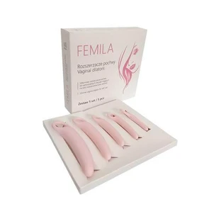 FEMILA Dilatatori vaginali - dilatatori vaginali con impugnatura, 5 pz.