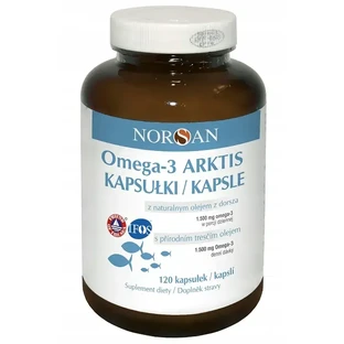 Norsan Omega-3 Arktis, 120 gélules