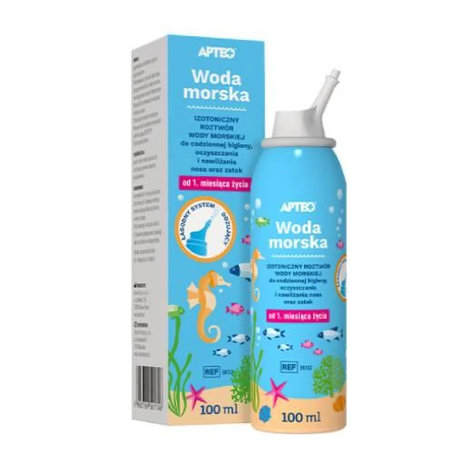 Acqua di mare per bambini Apteo, 100 ml