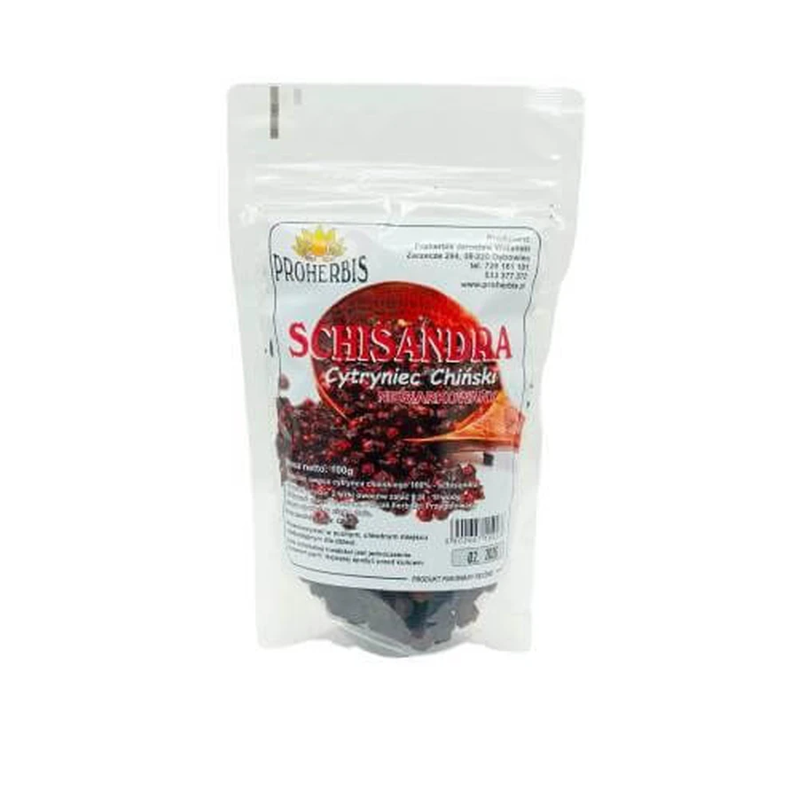 PROHERBIS Schisandra Citrus de Chine non sulfurisé, 100 g