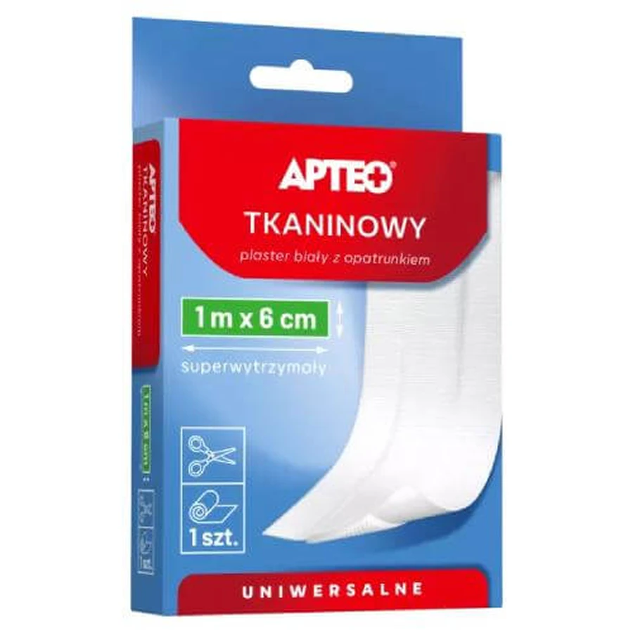 APTEO Tencuială textilă 1 m x 6 cm, 1 buc
