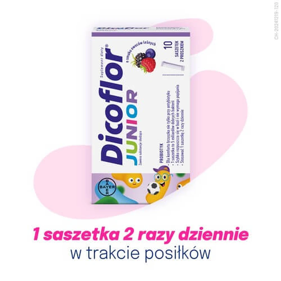 Dicoflor Junior, 10 pliculețe