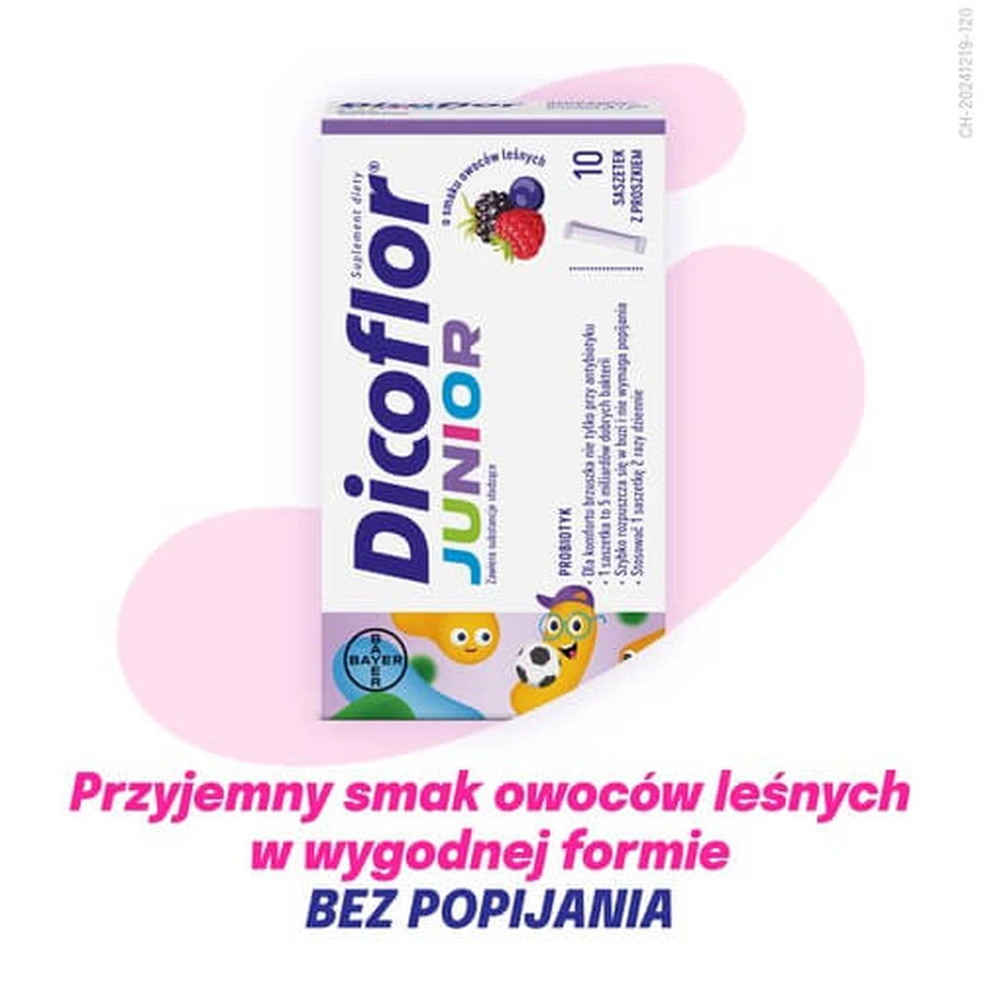 Dicoflor Junior, 10 pliculețe