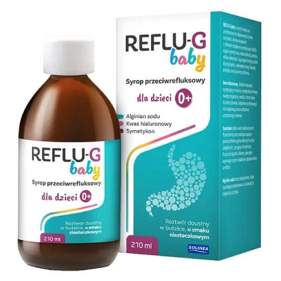 Reflu-G Baby Sirop anti-reflux pour enfants 0+, 210 ml