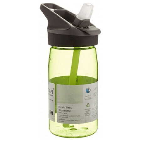 Recipiente Tritan con tapa automática Verde, 450ml, Laken