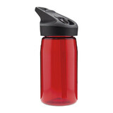 Recipiente Tritan con tapa automática, Rojo, 450 ml, Laken