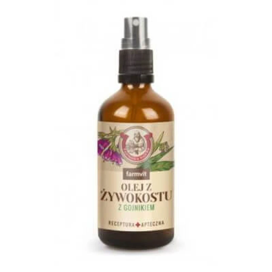 FARMVIT Ulei Hedocost cu Gentian, 100ml