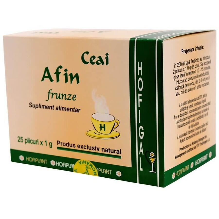 Afin leaf tea, 25 sachets, Hofigal