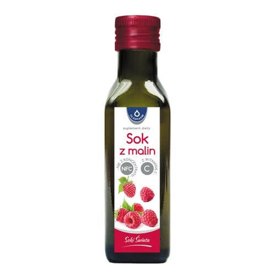 OLEOFARM Succo di lampone con vitamina C, 100ml