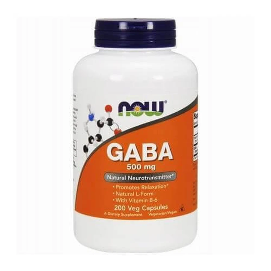 NOW Gaba 500mg, 200 kapsułek: ceny i cechy