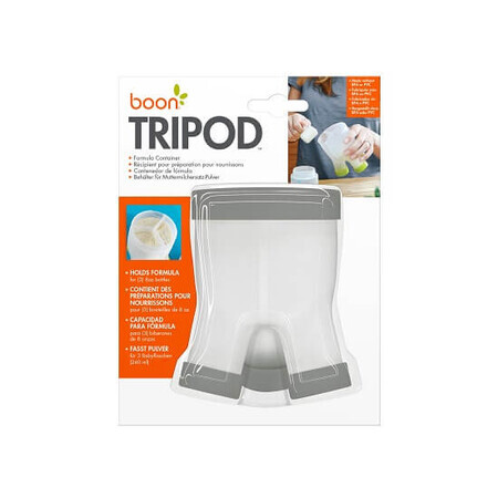 Recipiente para leche en polvo, Tripod Gris, Boon