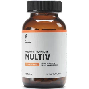 1st Endurance MultiV Multivitaminico per il supporto del sistema energetico e immunitario 400 mg 90 compresse