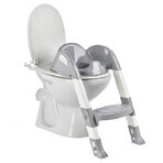 Reductor cu scarita pentru toaleta Kiddyloo, Gris Charme, Thermobaby