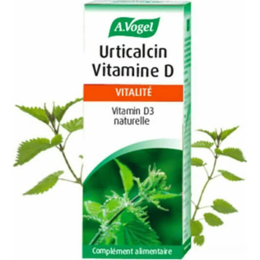 A.Vogel Urticalcin Vitamin D Vitamina pentru Întărirea Sistemului Imunitar & Sănătatea Oaselor 180 Tablete