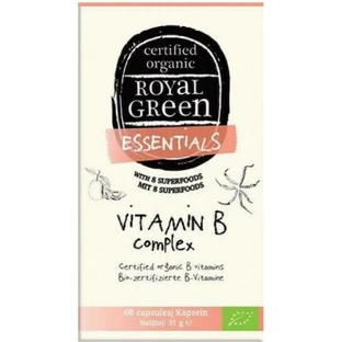 Royal Green B Complex voor energie, immuunsysteem en zenuwstelsel 60 capsules