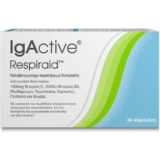 IgActive Respiraid Integratore per il rafforzamento delle difese immunitarie 30 capsule