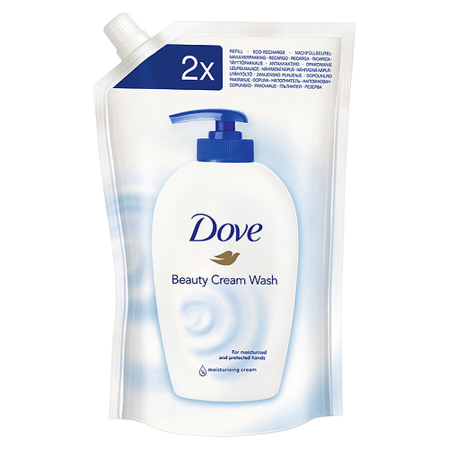 Recambio de jabón líquido de belleza, 500 ml, Dove