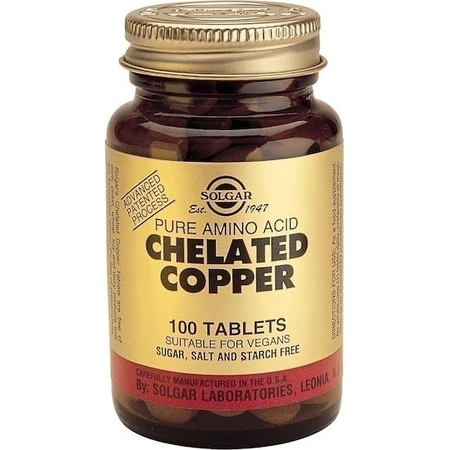 Solgar Rame Chelato 2,5mg 100 Compresse