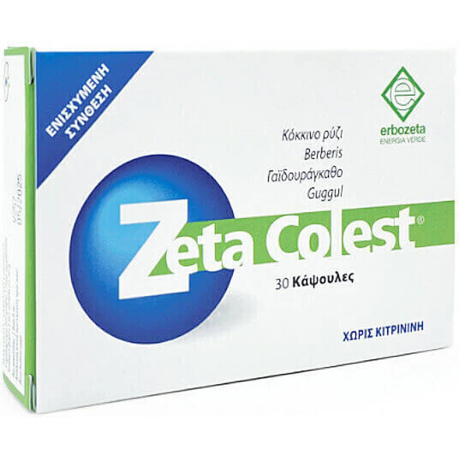 Erbozeta Zeta Colest Spezial-Nahrungsergänzungsmittel 30 Kapseln