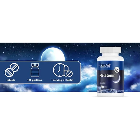 OstroVit Melatonin Sleep Supplement 180 tabs