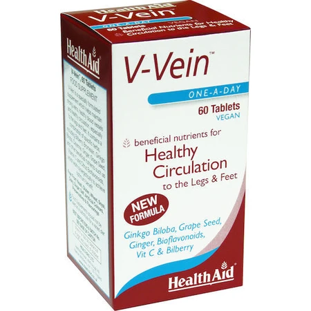 Health Aid V-Vein Complemento Alimenticio Especial 60 comp.