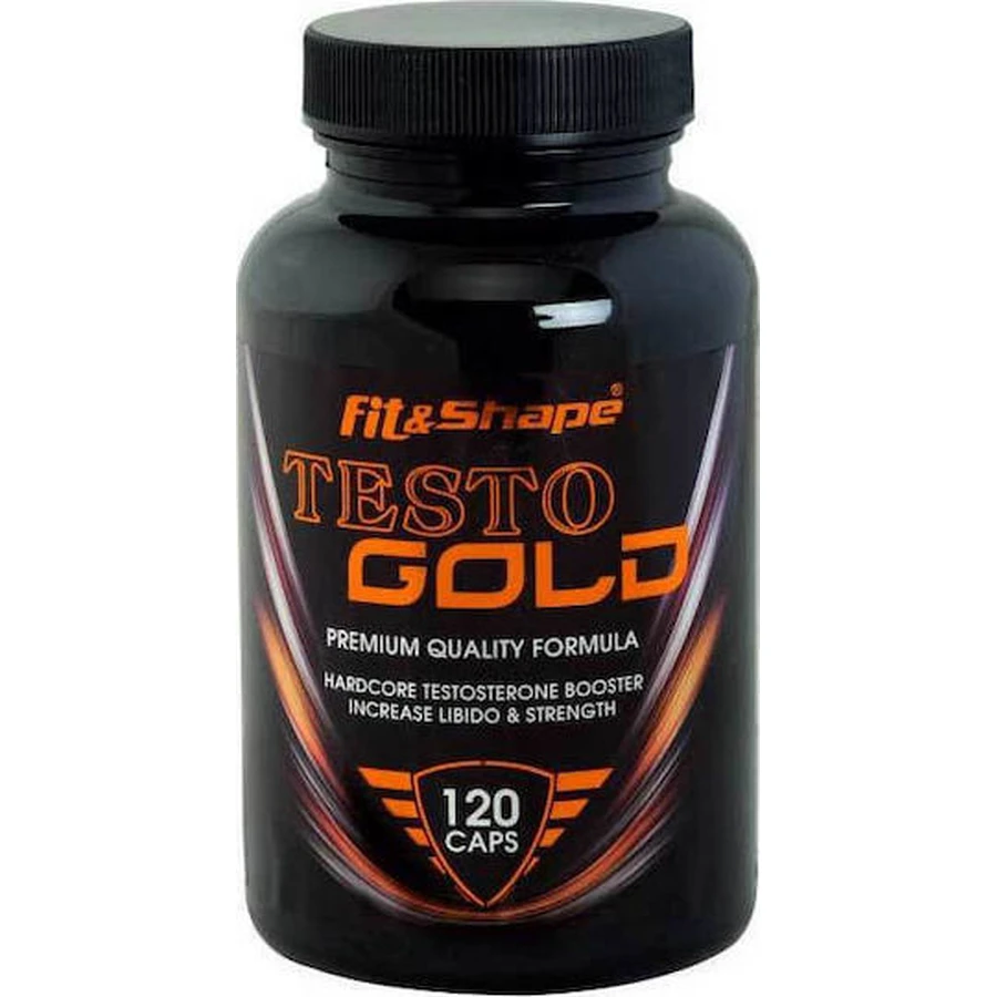 Fit & Shape Testo Gold Training & Testosteron Verhogend Supplement 120 caps