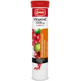 Lanes Vitamine C Eff Vitamine voor versterking van immuunsysteem, huid & antioxidant werking 1000mg Cranberry 20 tabs eff