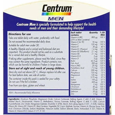 Centrum multiwitaminowe wspierające energię i układ odpornościowy 30 tabletek: ceny i cechy