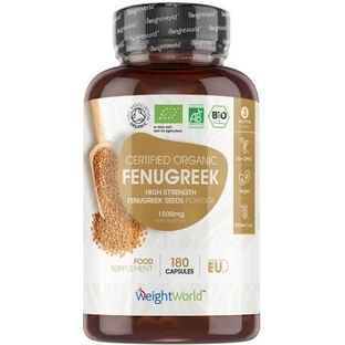 WeightWorld Organic Fenugrec 1500mg 180 gélules