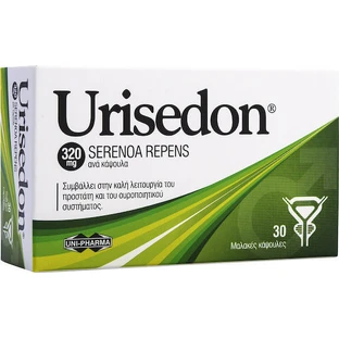 UNI-PHARMA Urisedon 320mg Nahrungsergänzungsmittel Spezial 30 Weichkapseln