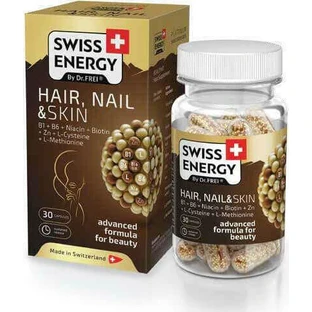 Swiss Energy Hair, Nail & Skin Supliment Alimentar Special 30 capace
