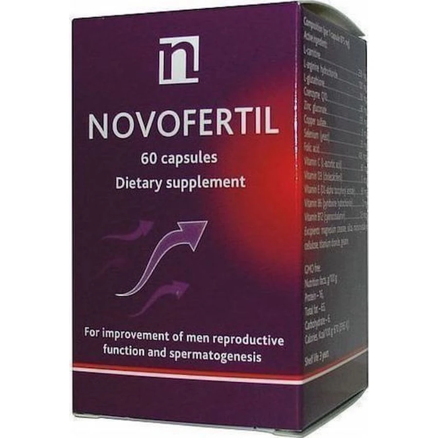 Elogis Pharma Novofertil Suplement zwiększający poziom testosteronu 60 kaps: ceny i cechy