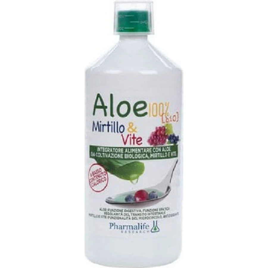Pharmalife Aloe Gel Premium 1000ml Arándano y Vid