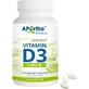 Aportha Vitamin D3 Vitamina pentru Întărirea Sistemului Imunitar & Sănătatea Oaselor 5000iu 120 capace