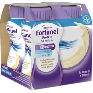 Nutricia Fortimel Protein 1.5kcal Weight Loss Supplement 4 x 50ml Vanilla