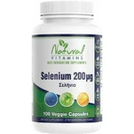 Natural Vitamins Selenium 200 mg 100 kapsułek ziołowych: ceny i cechy