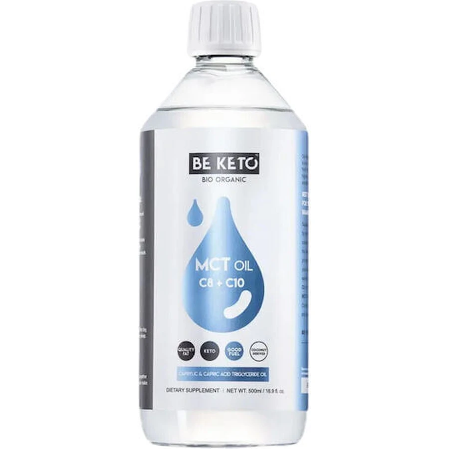 BeKeto MCT Oil C8 + C10 Supliment Alimentar Special 500ml Nucă de cocos