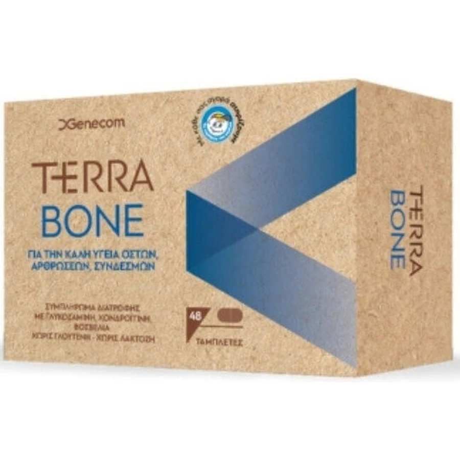 Genecom Terra Bone Supliment pentru Sănătatea Articulațiilor 48 file