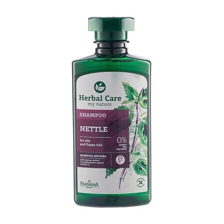 Champú con extracto de ortiga, Cuidado Herbal, 330 ml, Farmona