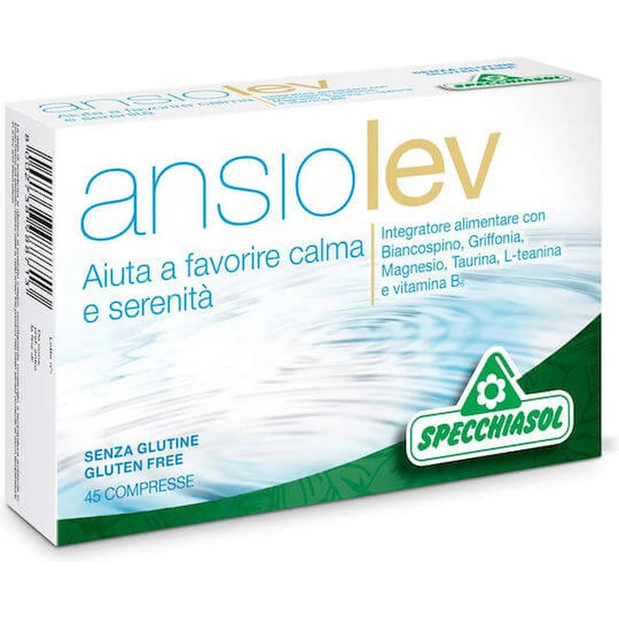 Specchiasol Ansiolev Integratore per l'ansia 45 compresse