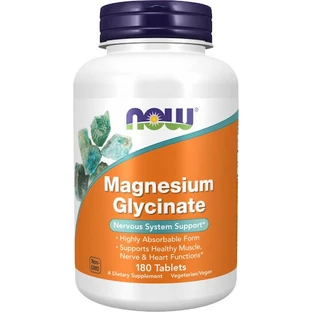 Now Foods Glycinate de Magnésium 180 Comprimés