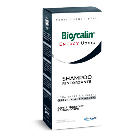 Champú energizante contra la caída del cabello para hombres Energy, 200 ml, Bioscalin