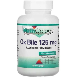 Nutricology Ox Bile 125mg Complément Alimentaire Spécialité 180 gélules végétales